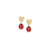 Earrings Facco Woman Cuore in Yellow Gold 760001E - 760001E